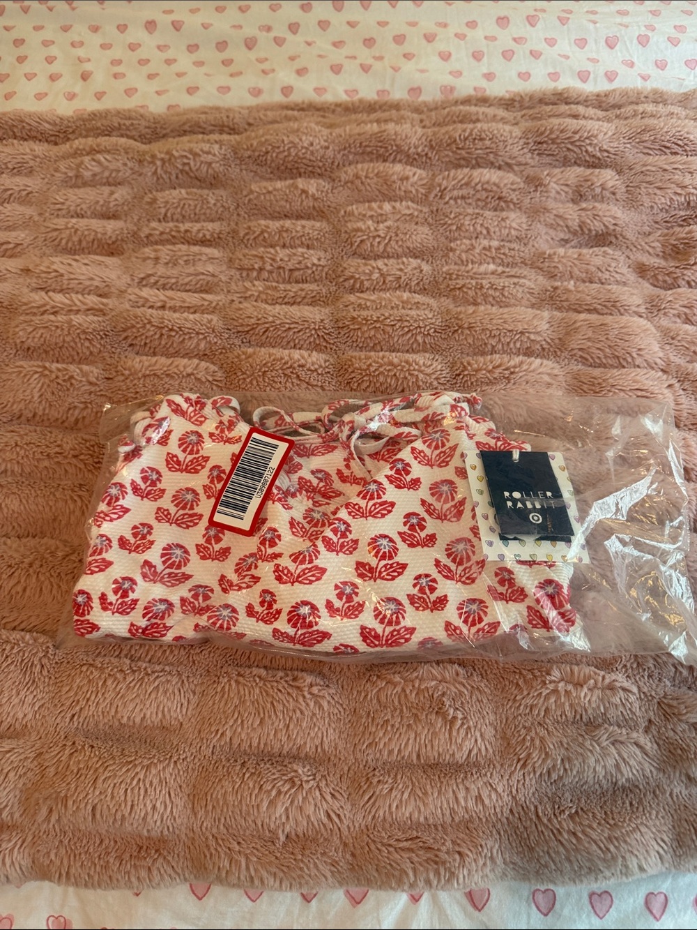 NWT Roller Rabbit x Target Floral Tie-Shoulder One-Piece Swimsuit S